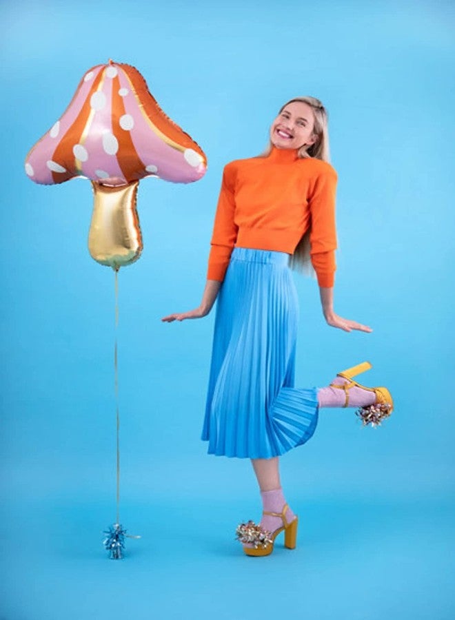 Atpata Funky Mushroom Theme Foil Balloon Set for Kids Birthday Enchanted Forest Theme Party Decoration - Image 5